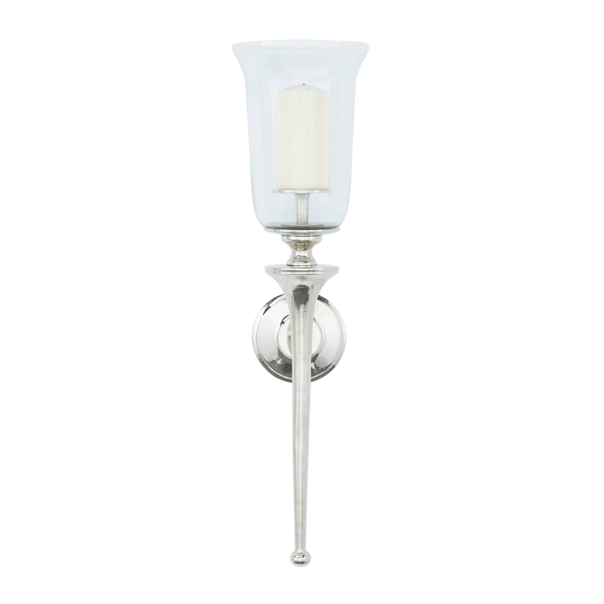 30" Silver Traditional Wall Sconce